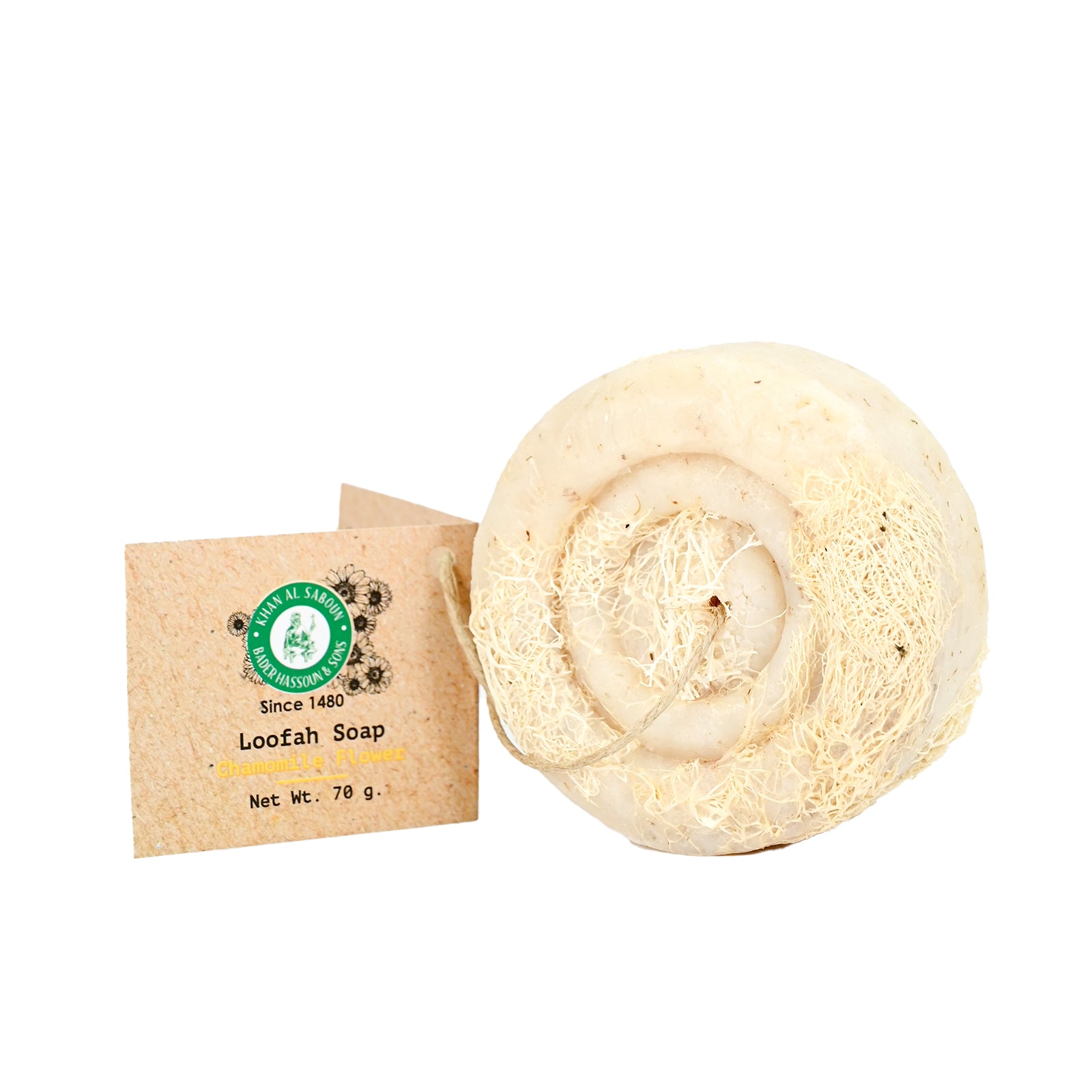 Herbal Soap Chamomile with Loofah – 70G
