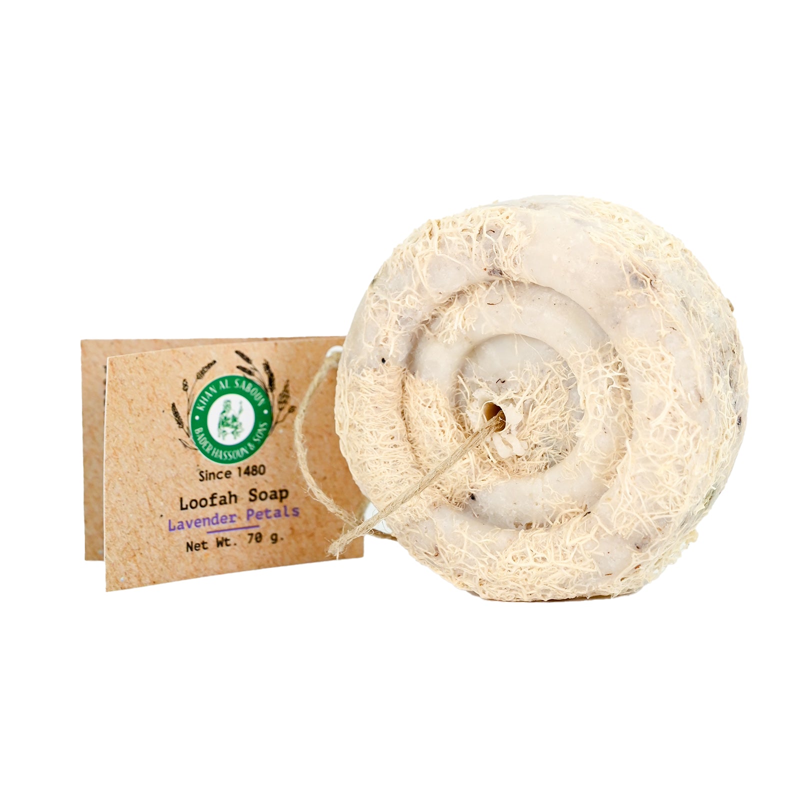 Herbal Soap Lavender with Loofah – 70G