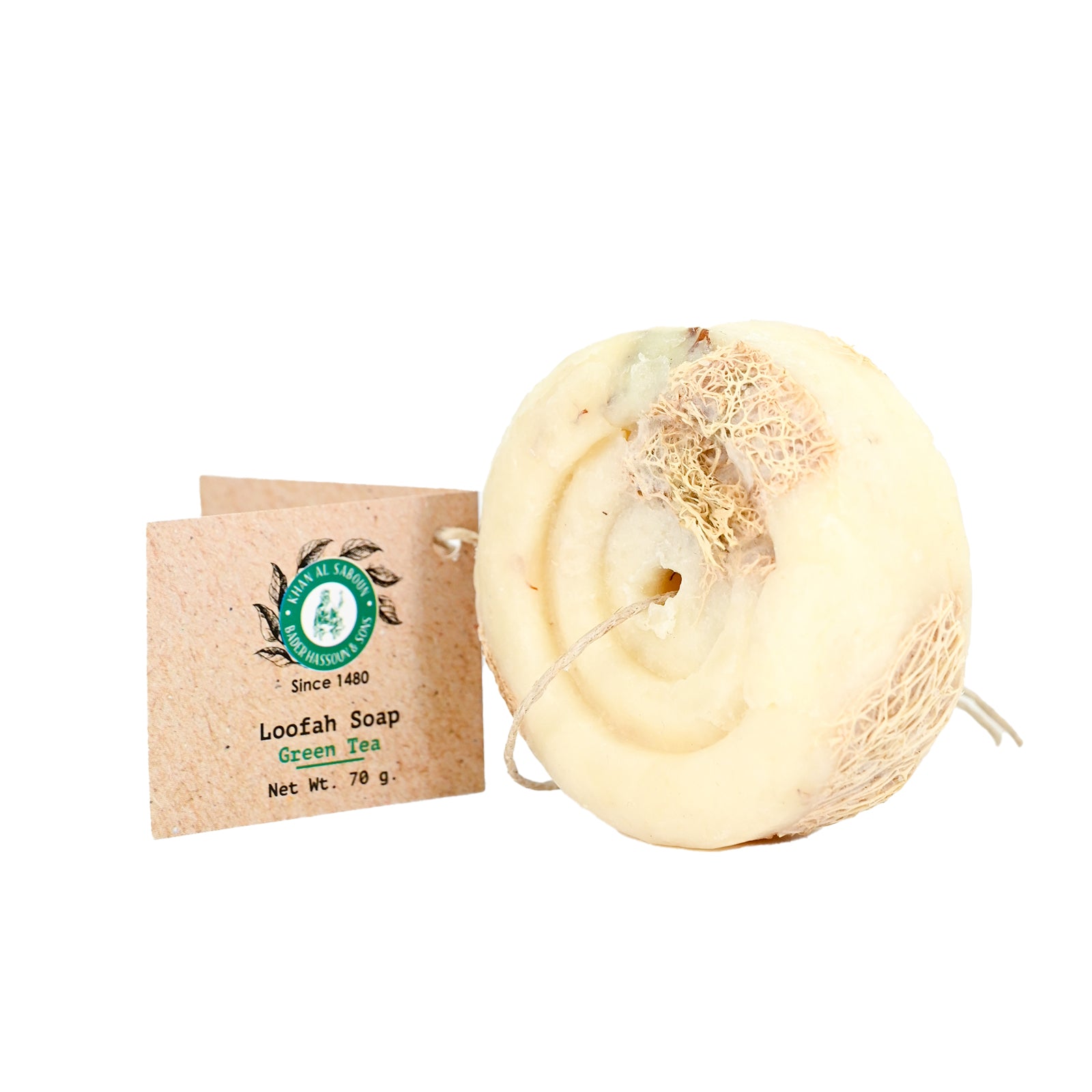 Herbal Soap Green Tea with Loofah – 70G