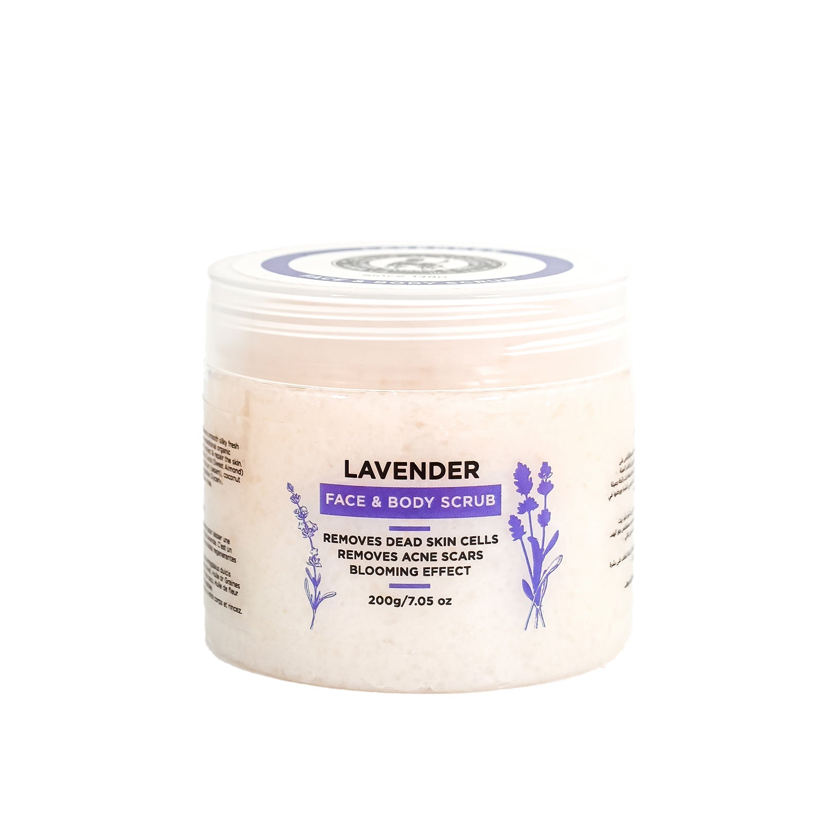 Exfoliating Body & Face Scrub Lavender – 200G