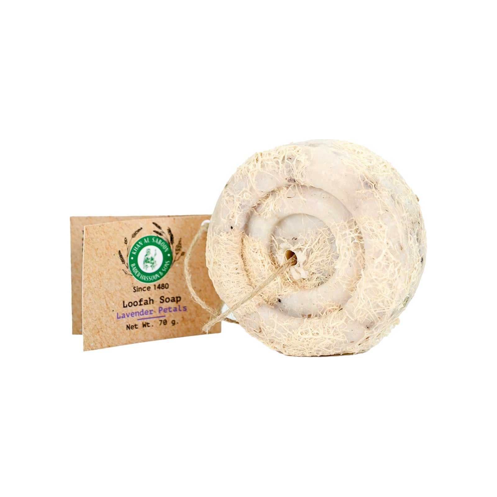 Herbal Soap Lavender with Loofah – 70G