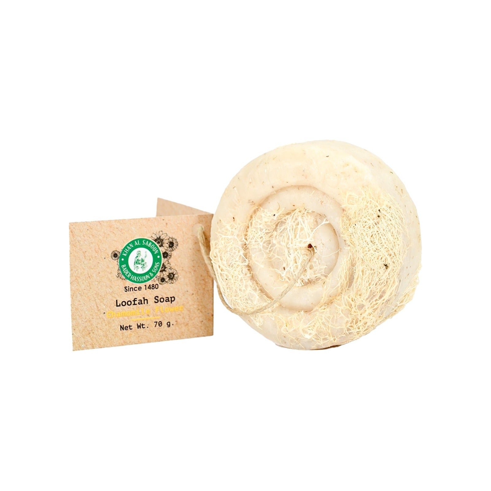 Herbal Soap Chamomile with Loofah – 70G