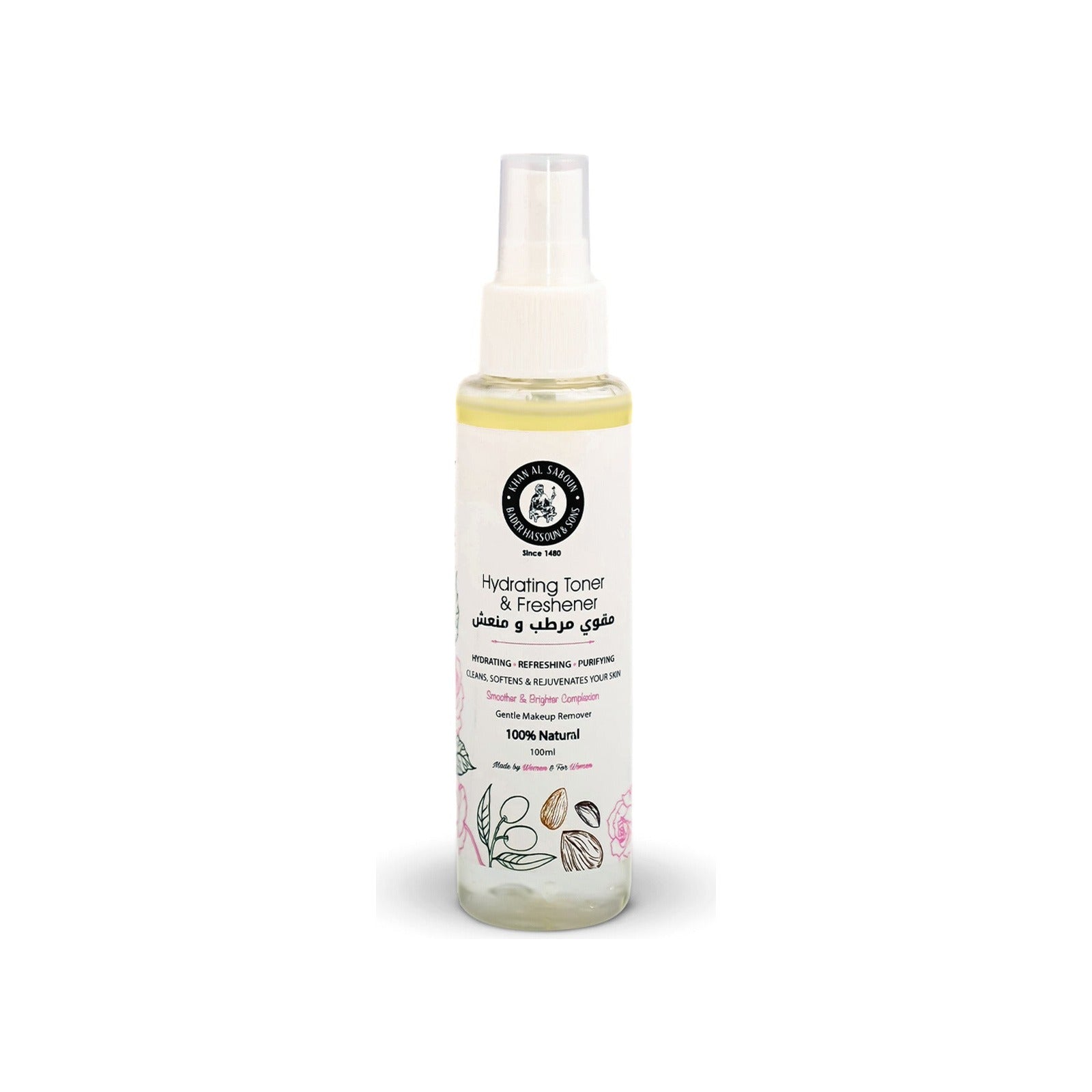 Hydrating Toner, Freshener, & Makeup Remover – 100ML
